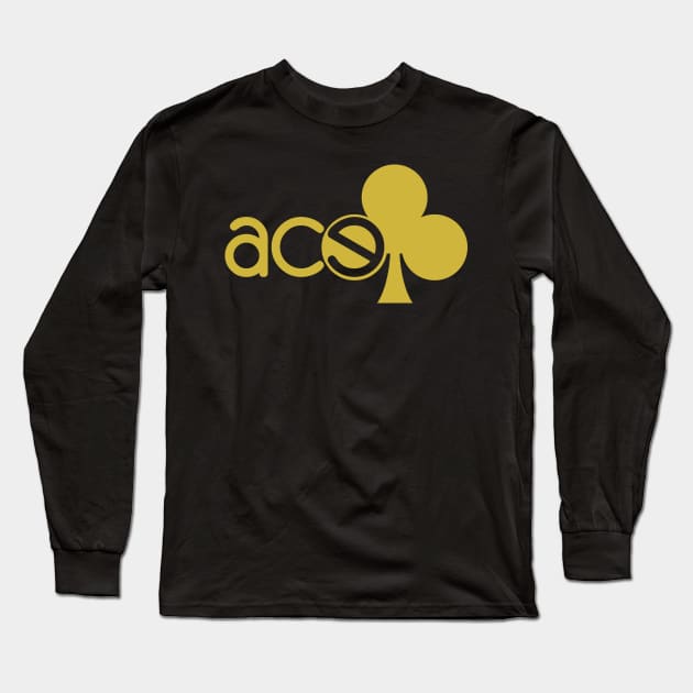 gold ace club Long Sleeve T-Shirt by bigflacpro